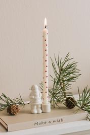Ib Laursen / Kerzenhalter f/1,3 cm Kerze Weihnachtsmann