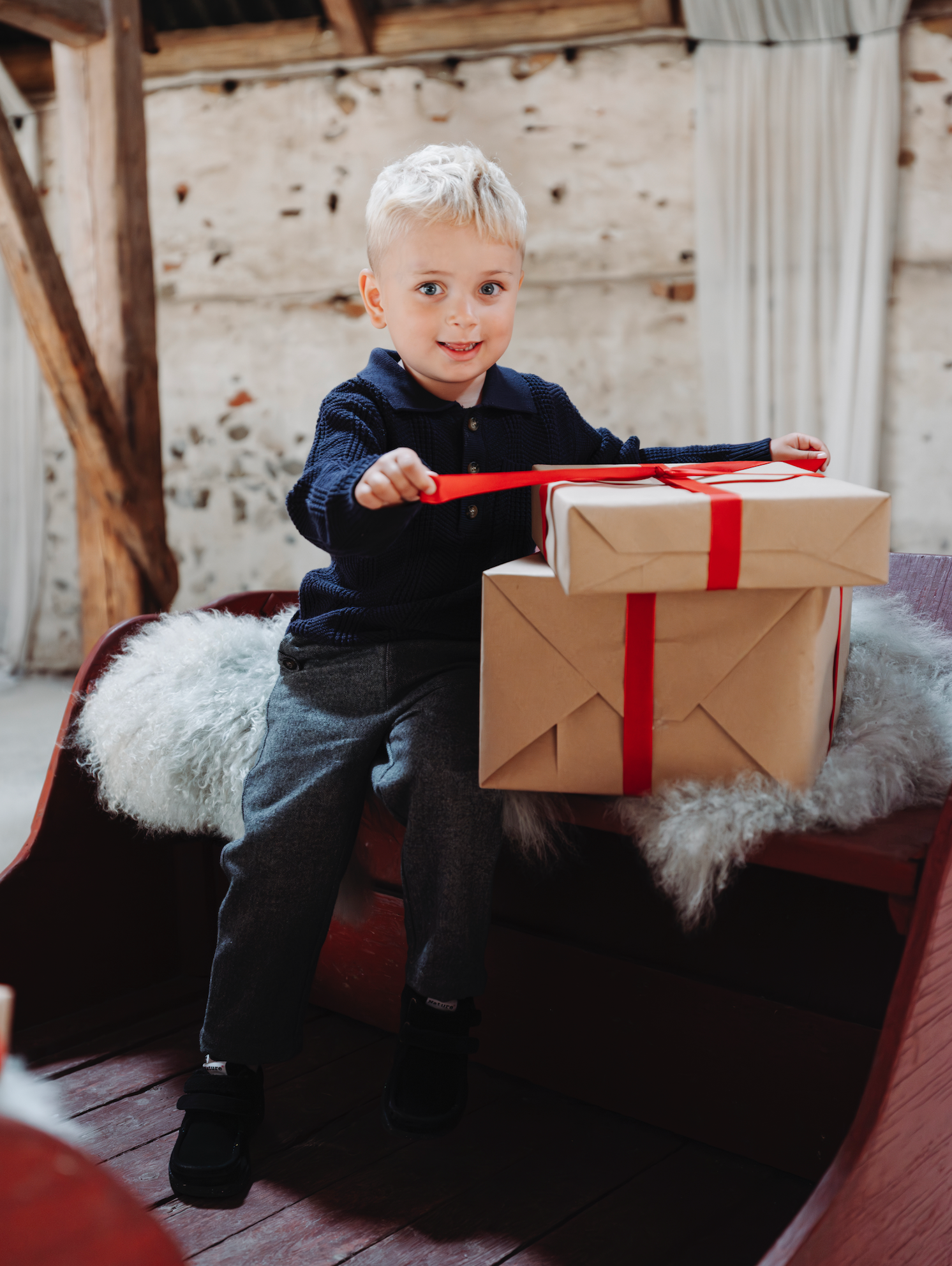 Hust & Claire / HCPelle Structure Pullover / More navy