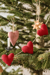 Ib Laursen / Girlande mit 8 roten Herzen My Nostalgic Christmas