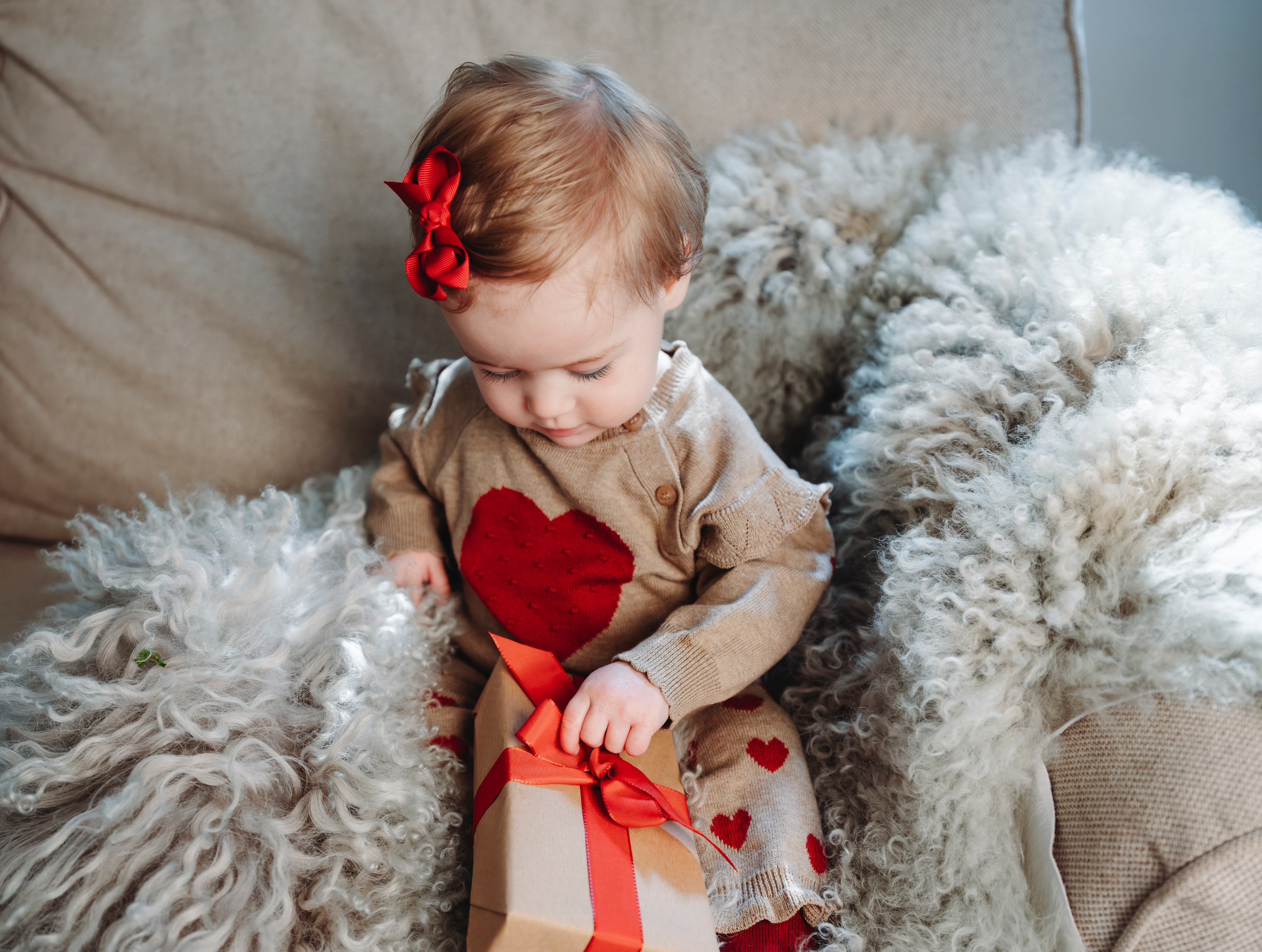 Hust & Claire / HCPusle heart Pullover / Biscuit