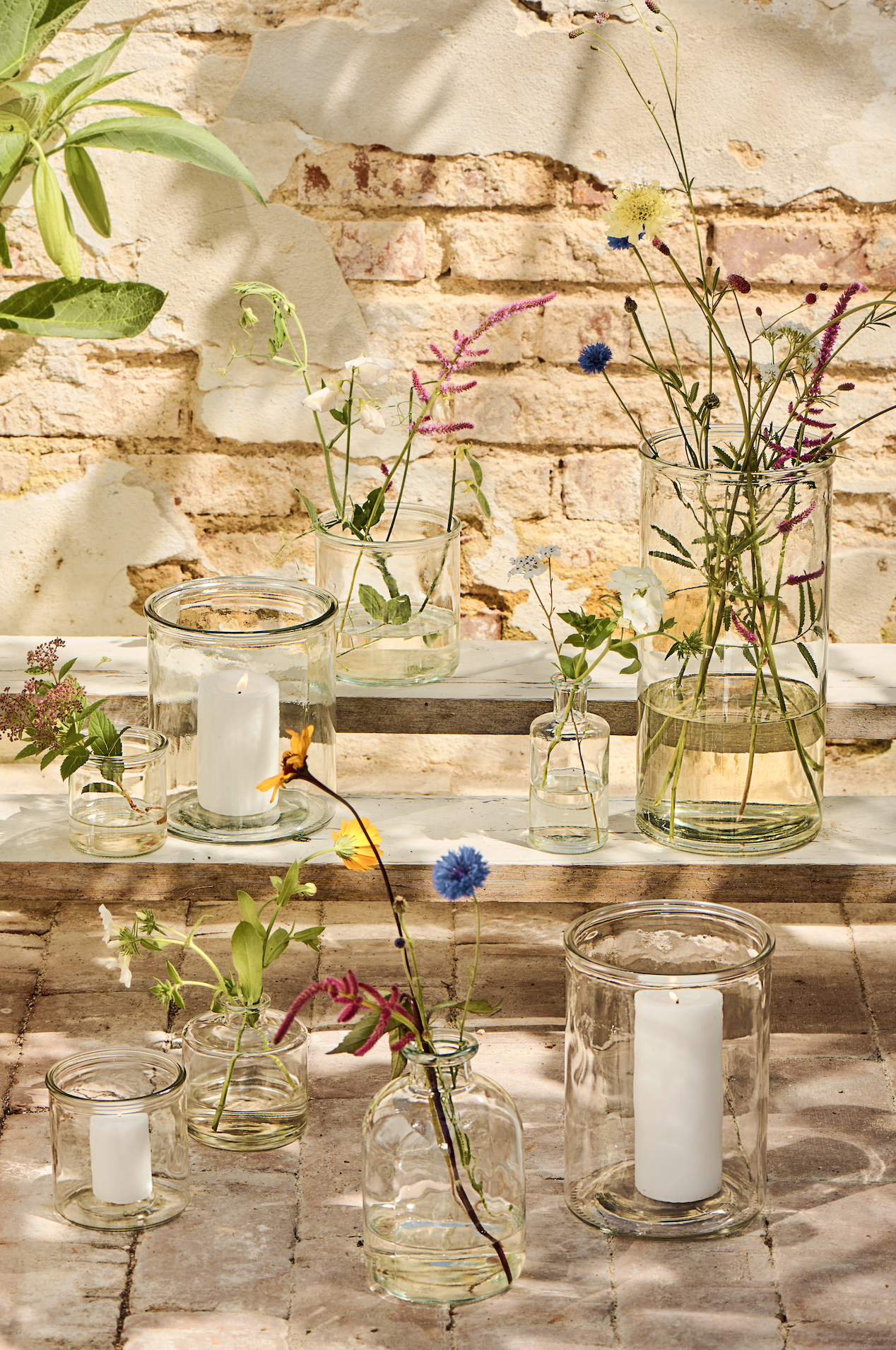 Ib Laursen / Vase Anna klares Glas m/Hals