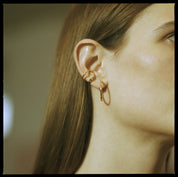 Senorita_Hoop_Gold_Ripples_Ear-Cuff_Gold