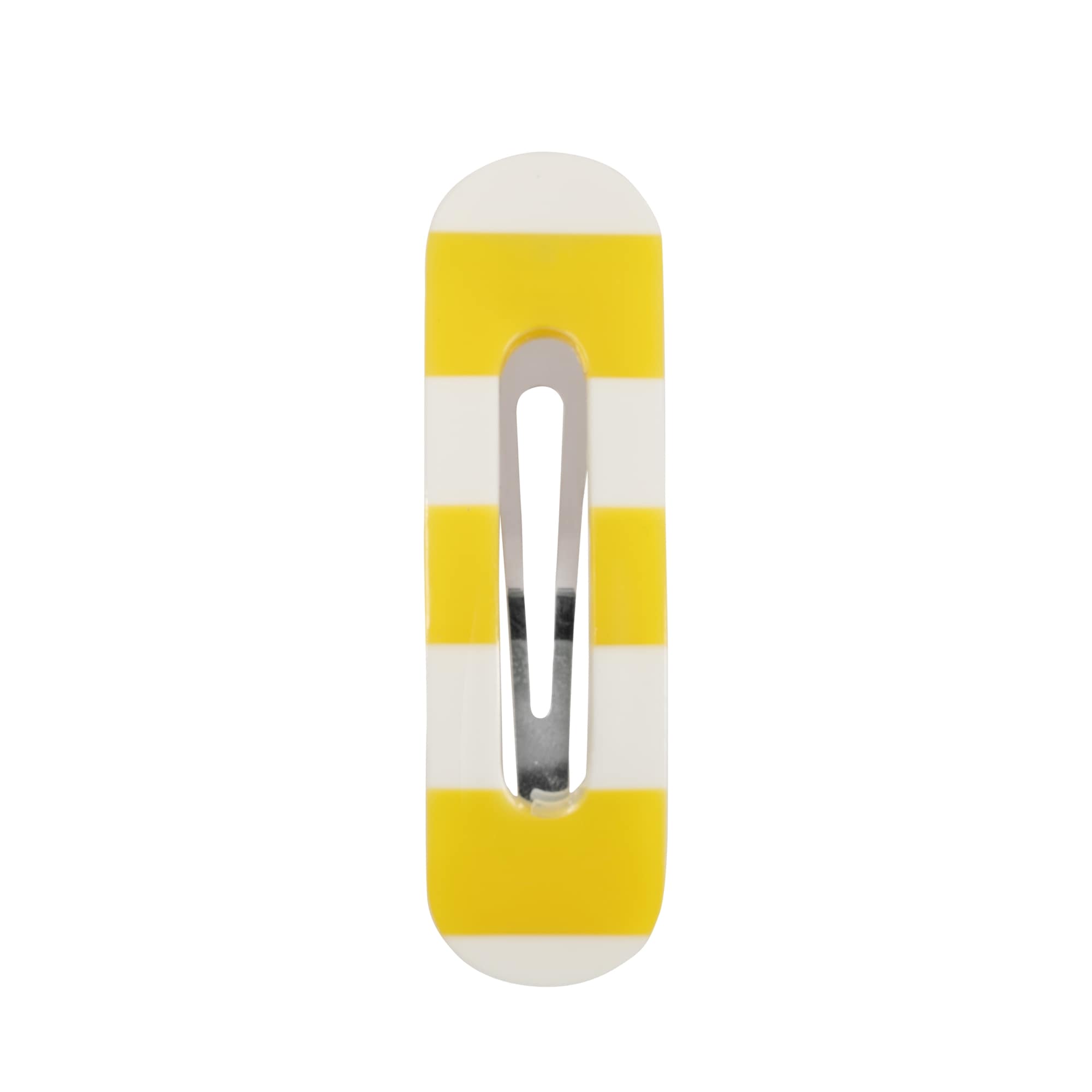 Striped-Buckle-Clip-Yellow