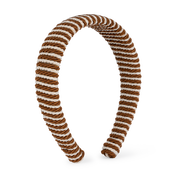 SUI AVA / Striped Headband / Brown
