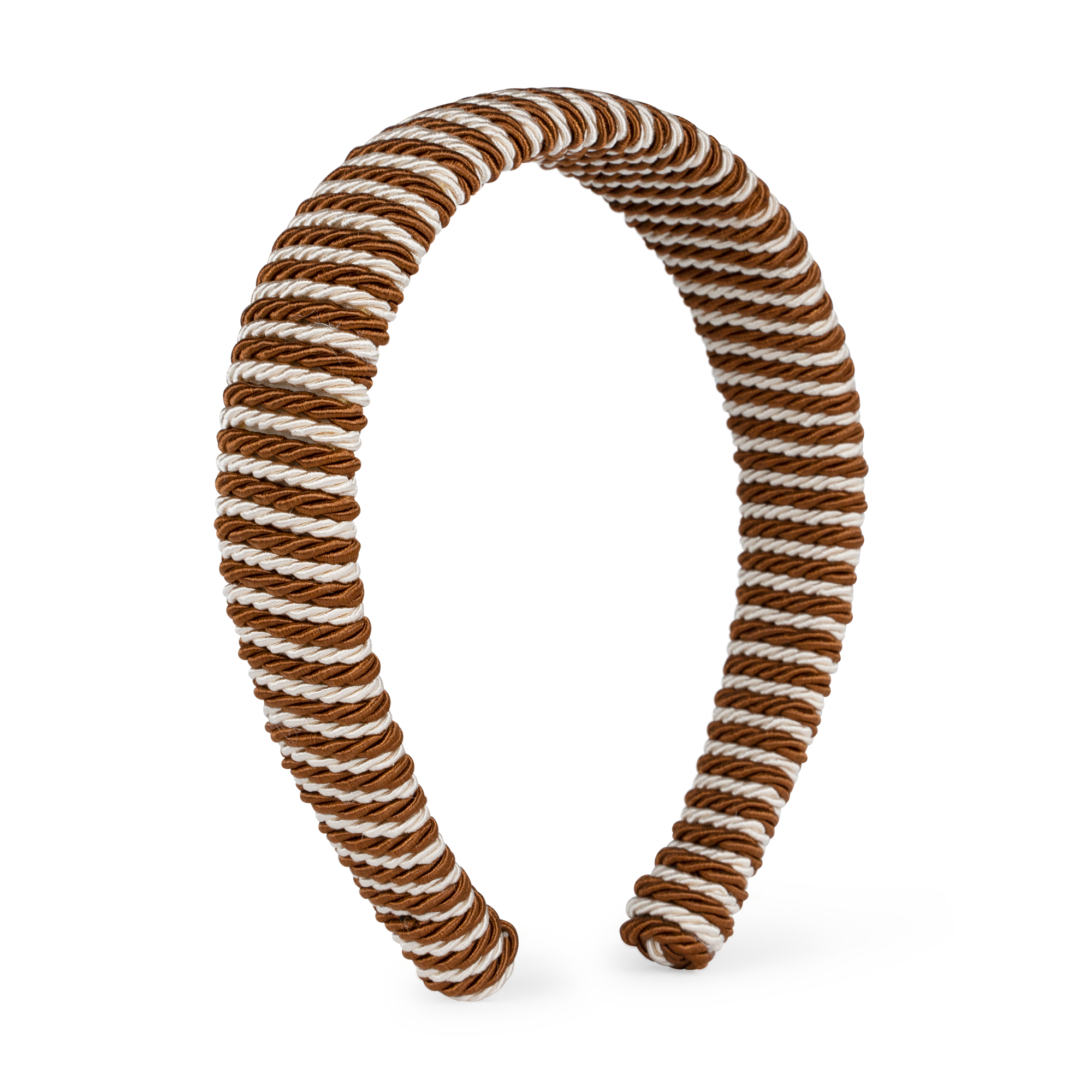 SUI AVA / Striped Headband / Brown
