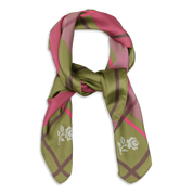 Sui Ava / Tartan Scarf / Army