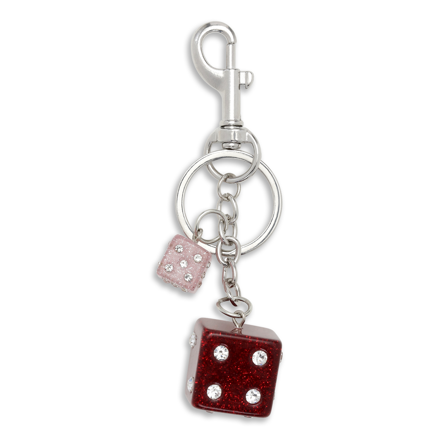 Sui Ava / Vegas Baby Bag Charm / Silvery // Red-Pink