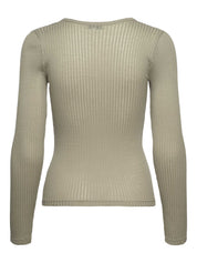 Rosemunde / RWBelize Silk LS T-shirt / abbey stone