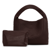 Sui Ava / Woven Daily Shopper + Pouch / Brown