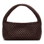 Sui Ava / Woven Mini Bag + Pouch / Brown