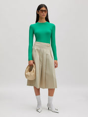 Edited / Kala Skirt / Greige