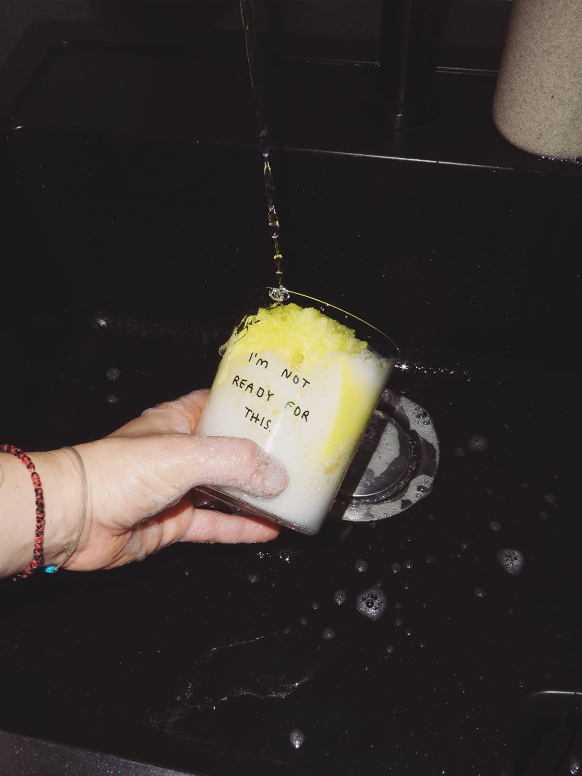 Yahya Studio / Johanna Schwarzer - LARGE Glass - I'm not ready for this