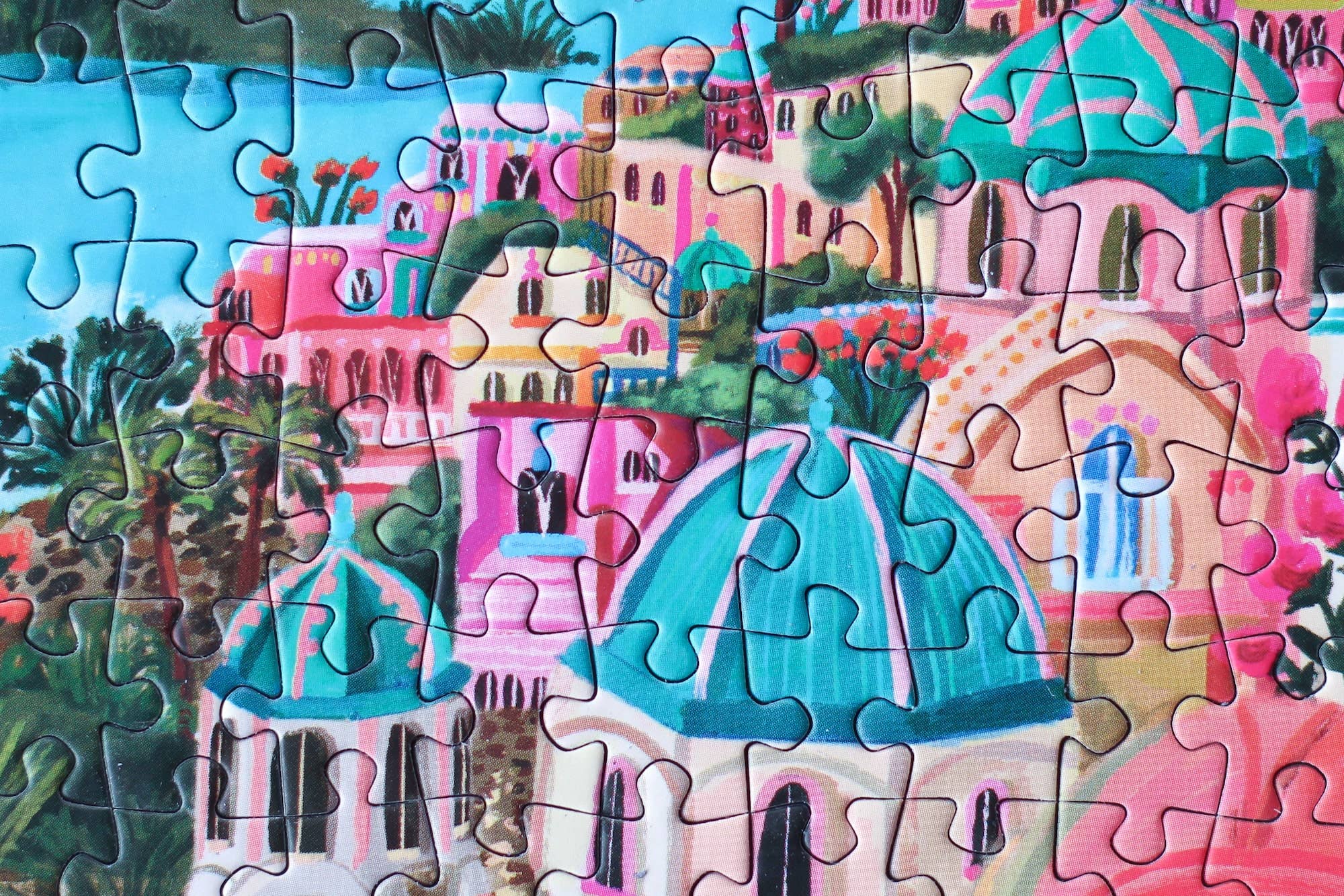 Mini-Puzzle Santorini Sun, 99 Teile