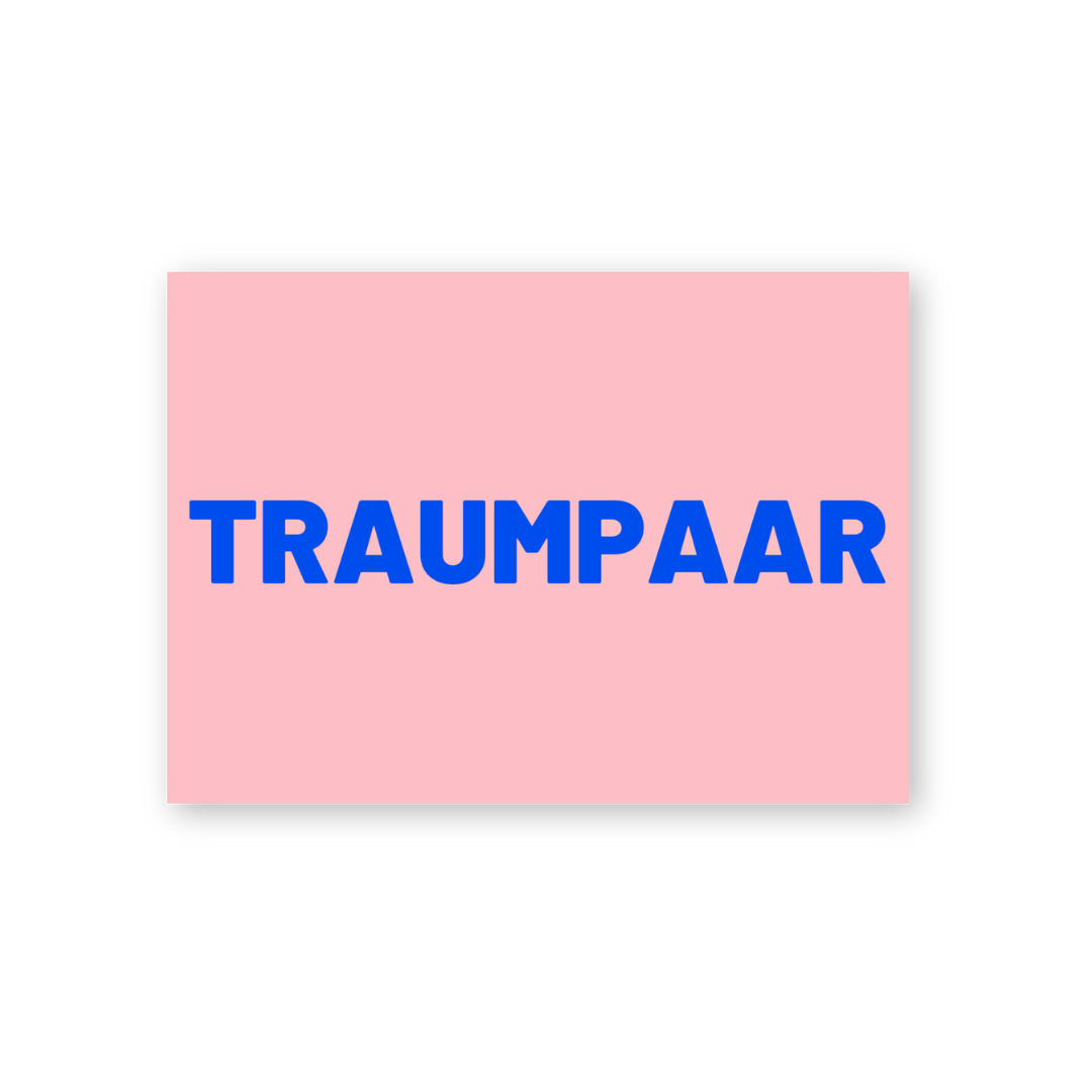 HERR&FRAUHEMPEL - Postkarte - TRAUMPAAR