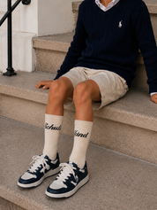 LOONES - Schulkind Signature Socken | cream