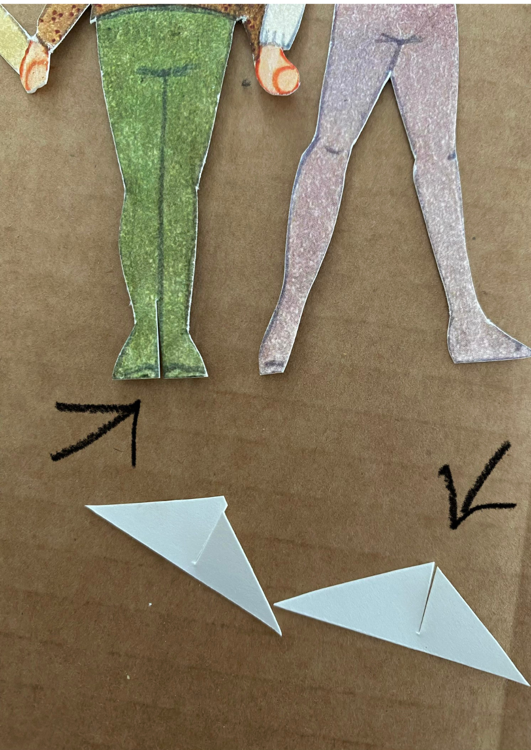 Weihnachtspapierausschnitte Elfenbande 2