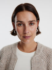 EDITED / Rani Bomber Cardigan / Taupe