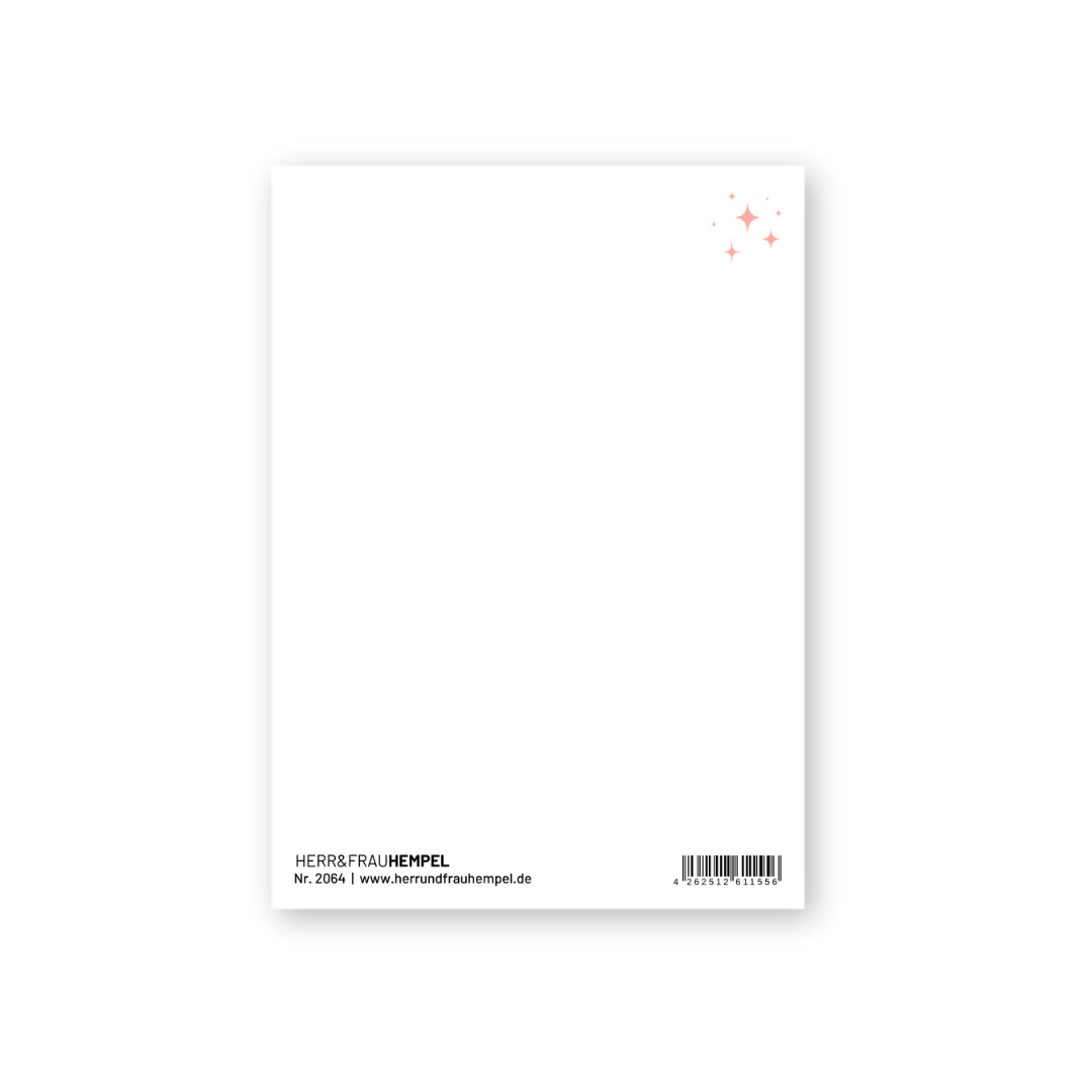 HERR&FRAUHEMPEL - Postkarte - wunderbar