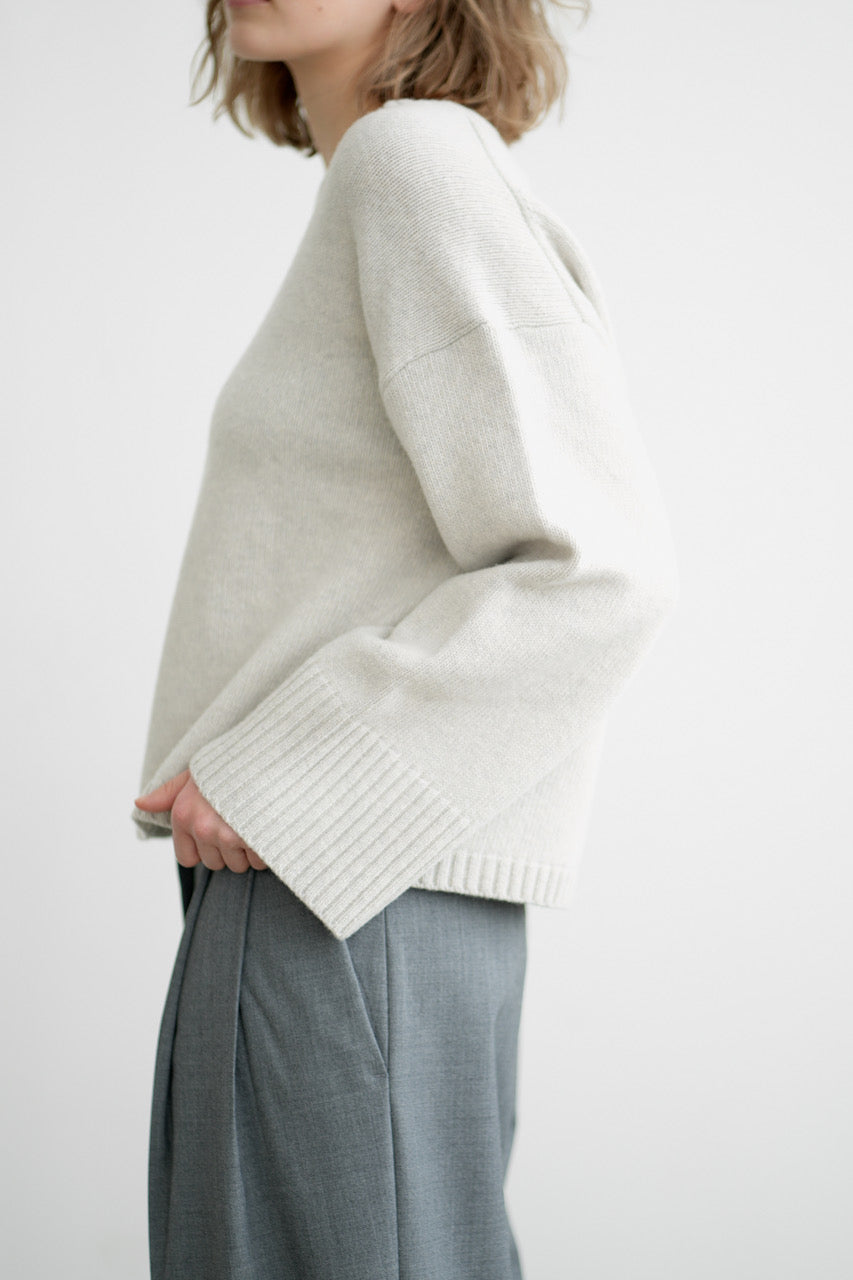 Greymarl / Alma Knit / Pale Grey