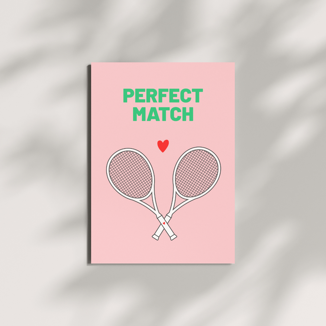 HERR&FRAUHEMPEL - Postkarte - PERFECT MATCH