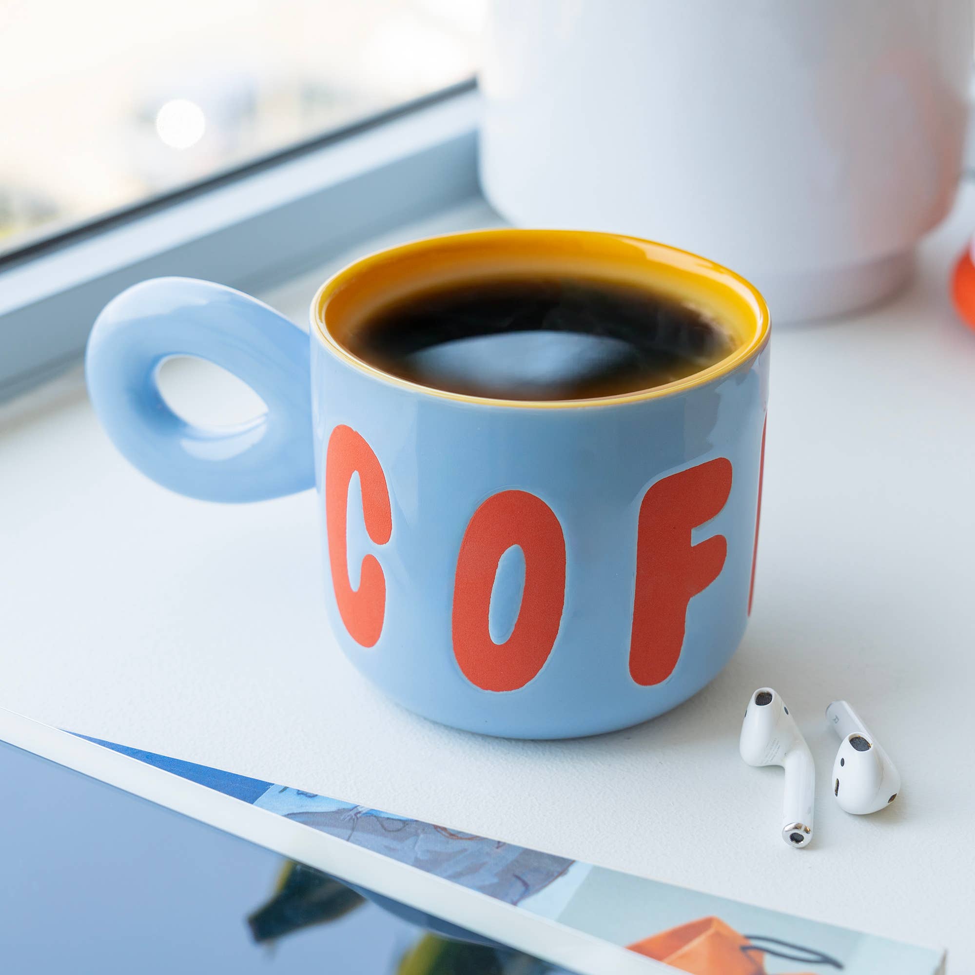 Helio Ferretti - HELLBLAUE KAFFEETASSE HF