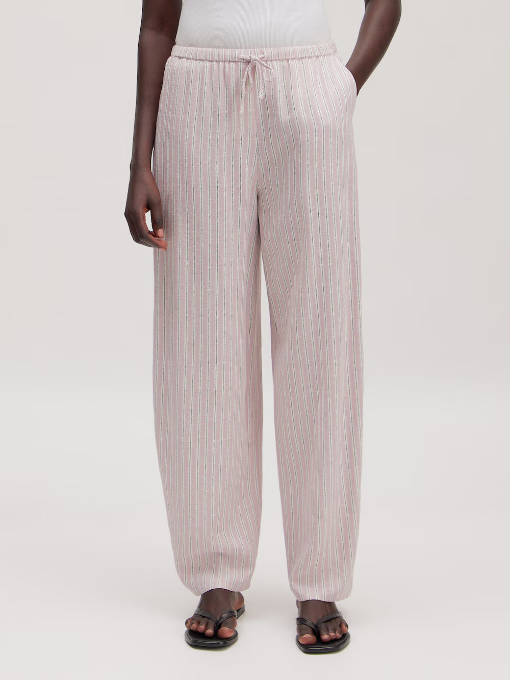Edited / Valerie Trousers / Pink stripe
