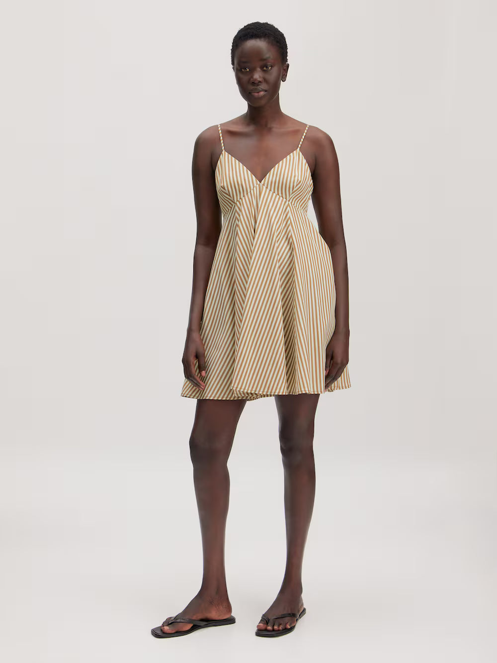 Edited / Adeline Dress / Kangaroo + Papyrus stripe