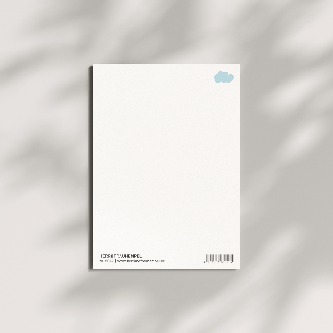 HERR&FRAUHEMPEL - Postkarte - WOLKE 7
