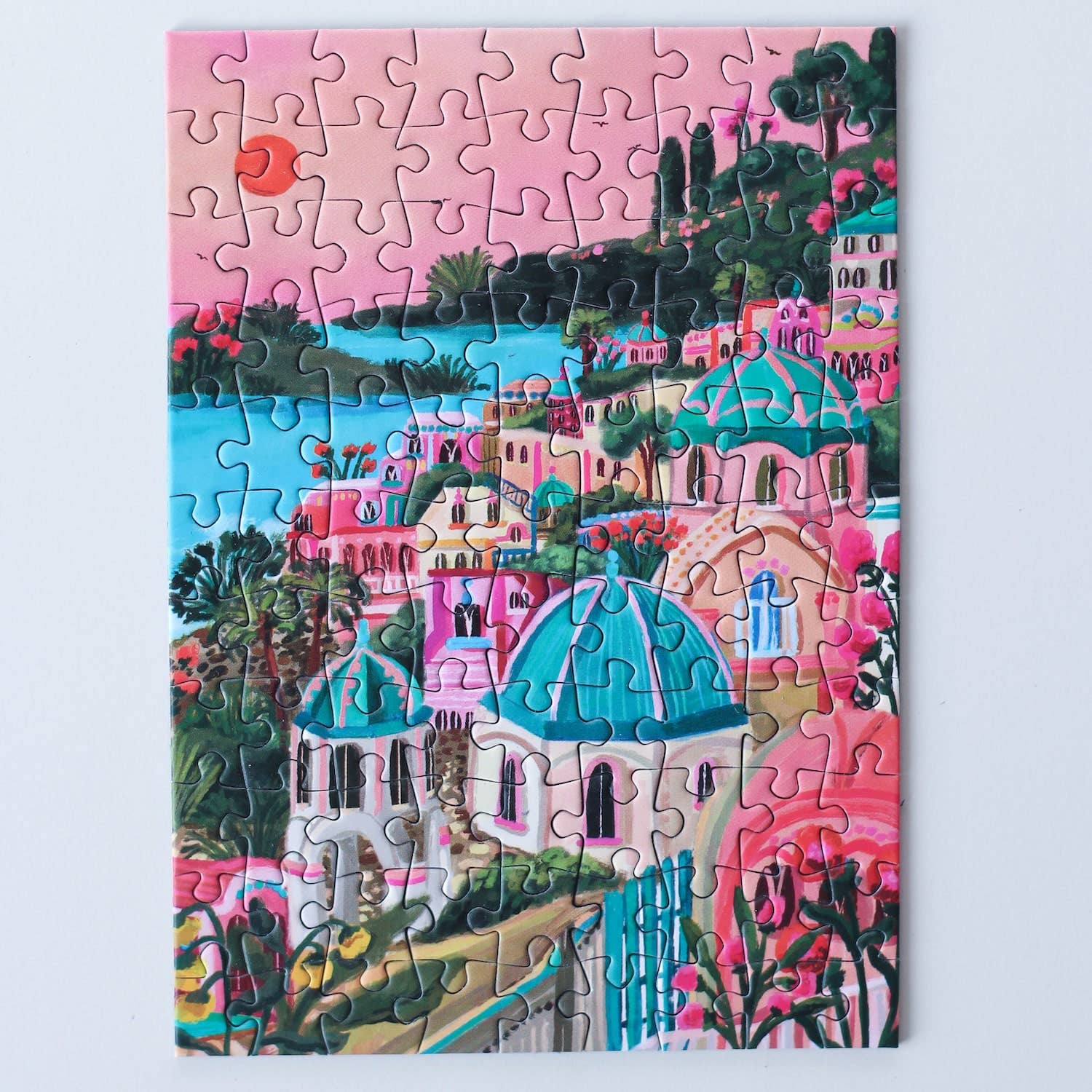 Mini-Puzzle Santorini Sun, 99 Teile