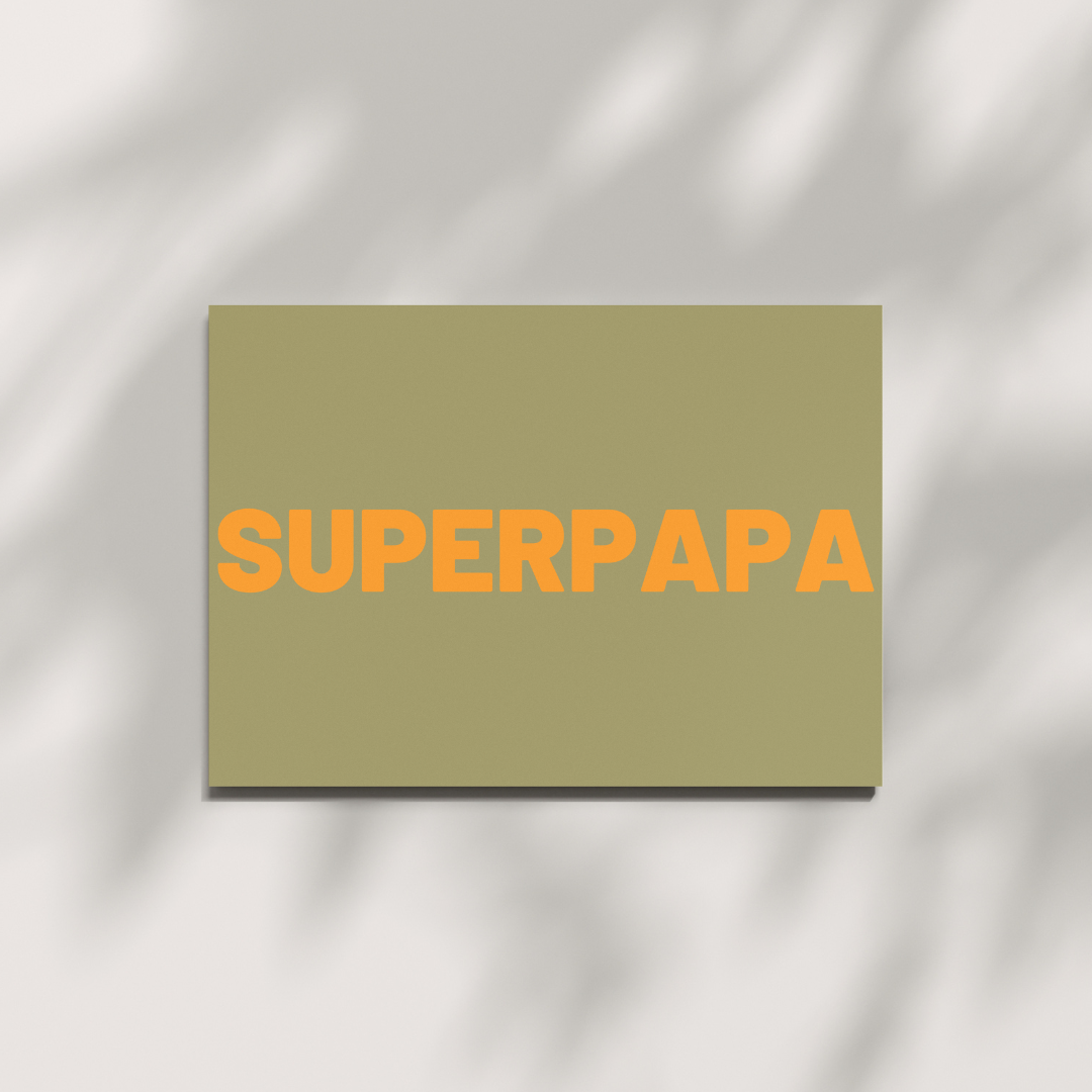 HERR&FRAUHEMPEL - Postkarte - SUPERPAPA