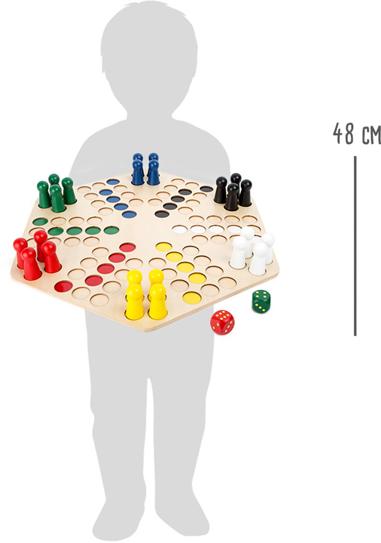 Ludo Für 6 Spieler | Gesellschaftsspiele | Holz