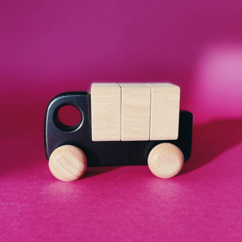 Lkw mit Blöcken: Red