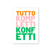 HERR&FRAUHEMPEL - Postkarte - TUTTO KOMPLETTI KONFETTI