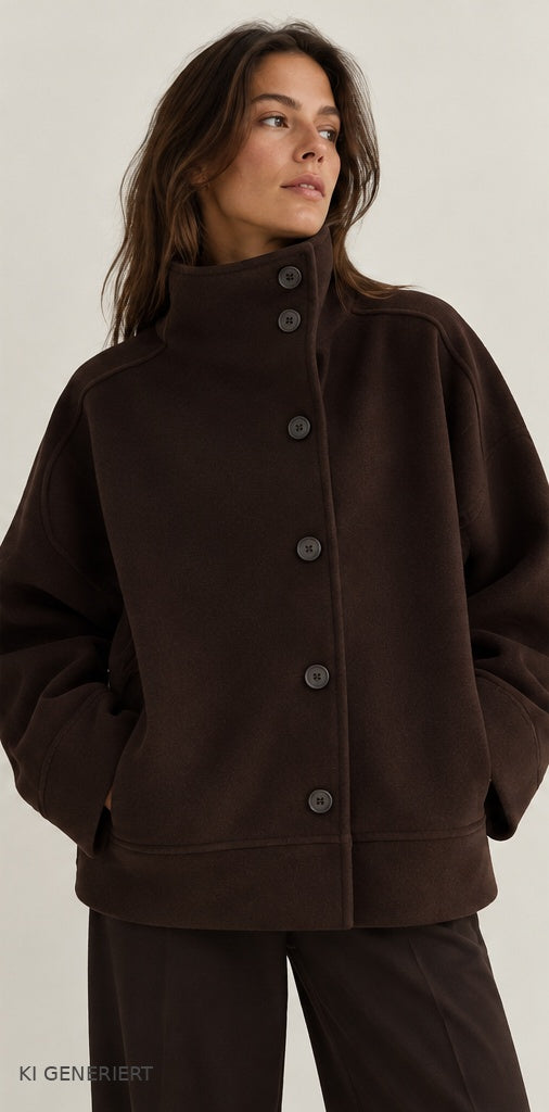 Gina Tricot / Funnel neck jacket / Mole (7382)