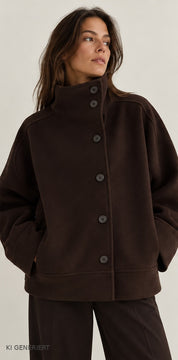 Gina Tricot / Funnel neck jacket / Mole (7382)