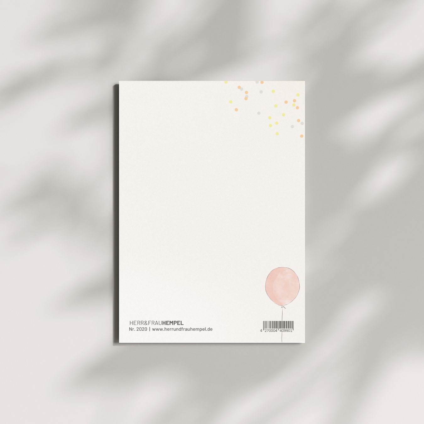HERR&FRAUHEMPEL - Postkarte - Wie schön, dass du geboren bist!