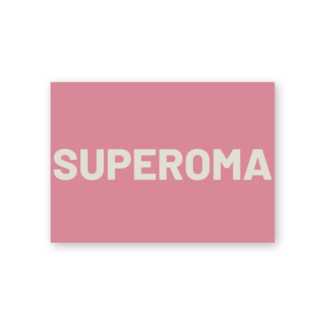HERR&FRAUHEMPEL - Postkarte - SUPEROMA