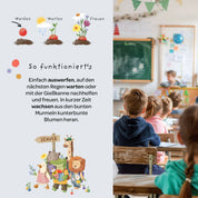 TDJ Stadtgärtner GmbH - Blumenmurmeln Pergamin Back-to-School - Tafel