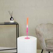 Kerzenhalter - Basic - Metall - Neonpink - 8x8x10cm