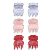 Sui Ava / 6-pack Tiny Bisou Claws / Red // Blue // Pink