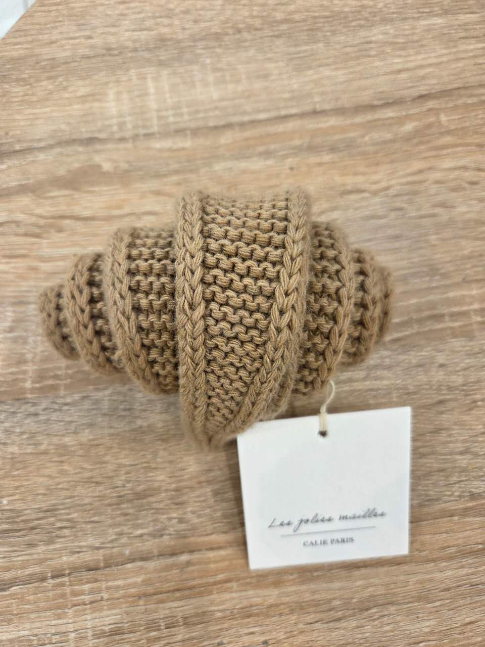 Kleines Dreieckstuch « Sophie »: Taupe