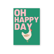 HERR&FRAUHEMPEL - Postkarte - OH HAPPY DAY