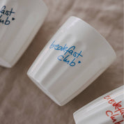 Eulenschnitt - Becher Breakfast club rot
