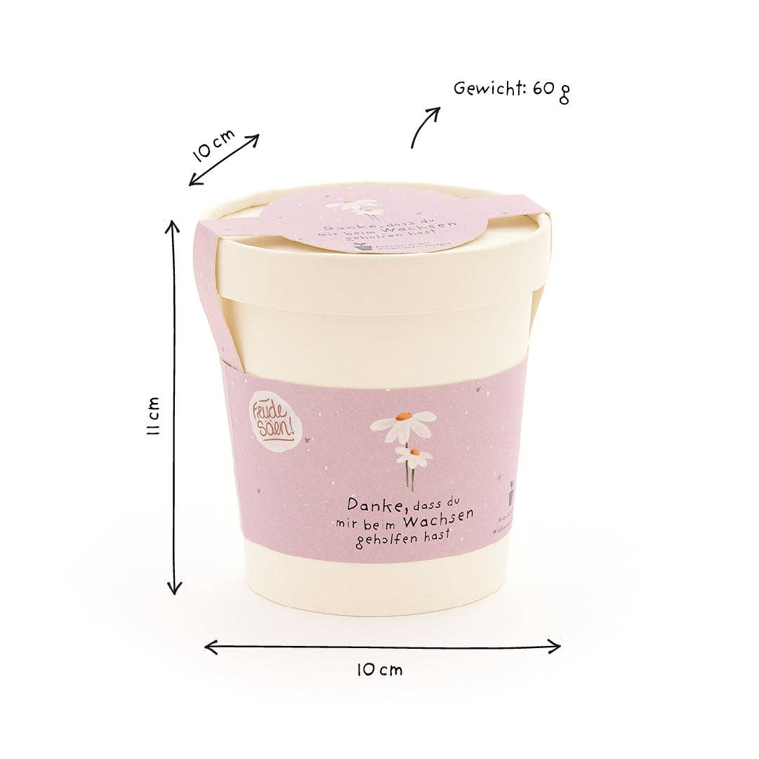 TDJ Stadtgärtner GmbH - Danke Wachsen - Becher