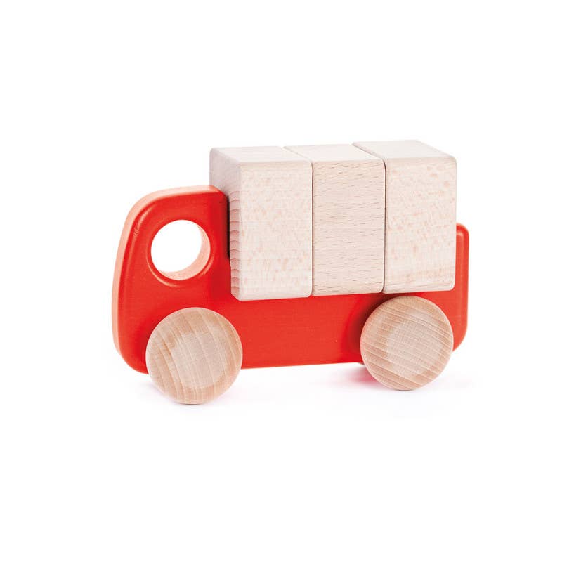 Lkw mit Blöcken: Red