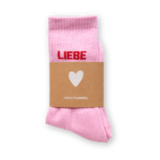 HERR&FRAUHEMPEL - SOCKEN - LIEBE rosa - rot