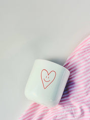 Goldscherben - Becher Tasse Heart Smiley