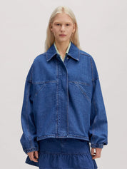 Edited / Jilian Jacket / Mid blue denim