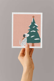 Naturbedacht - Schwammtuch - Tannenbaum - Nr. 14