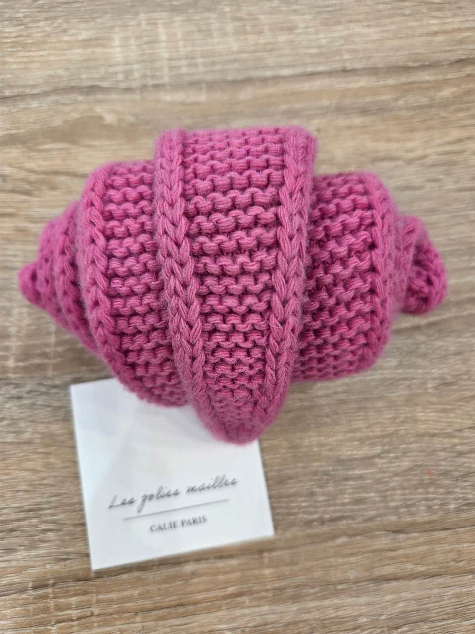 Kleines Dreieckstuch « Sophie »: Fuchsia